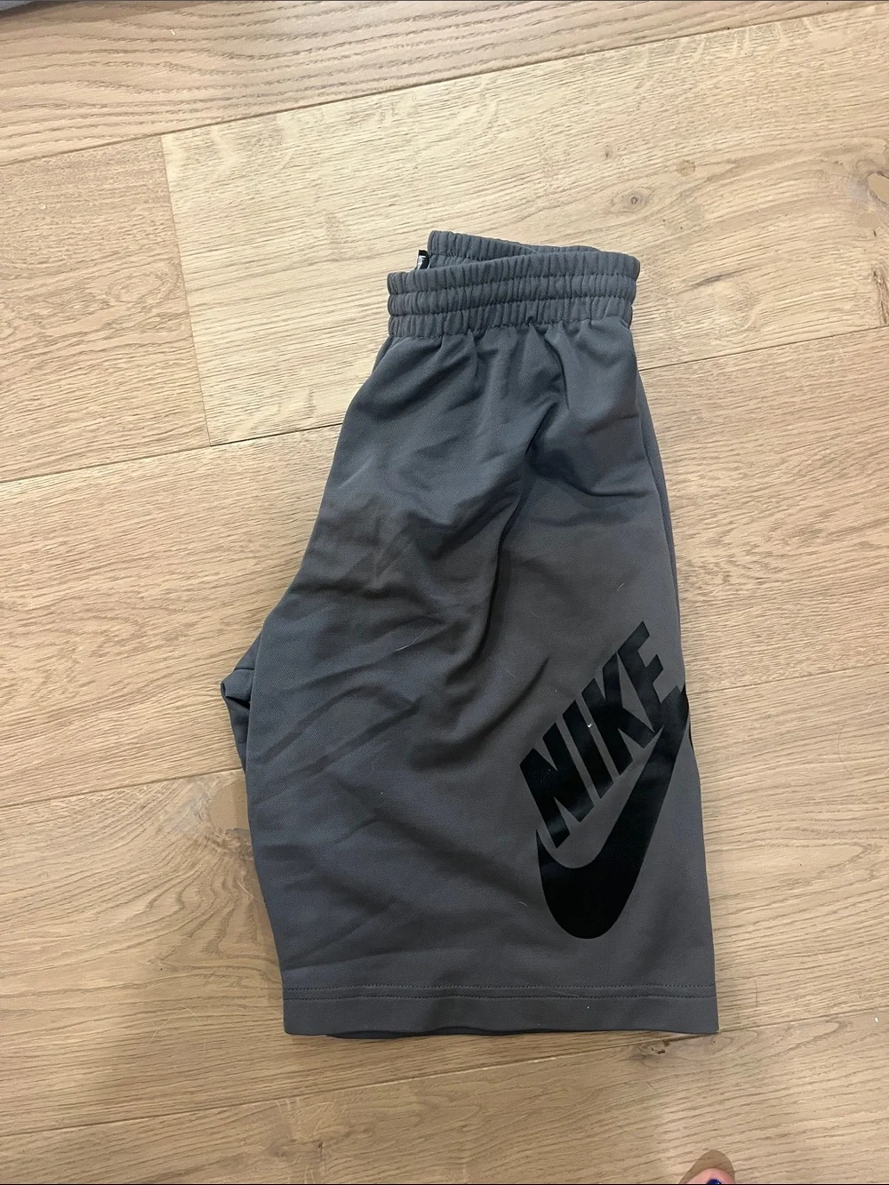 Nike lot- Nike Boys' Athletic Shorts Duo in Black & Gray with Grey Top